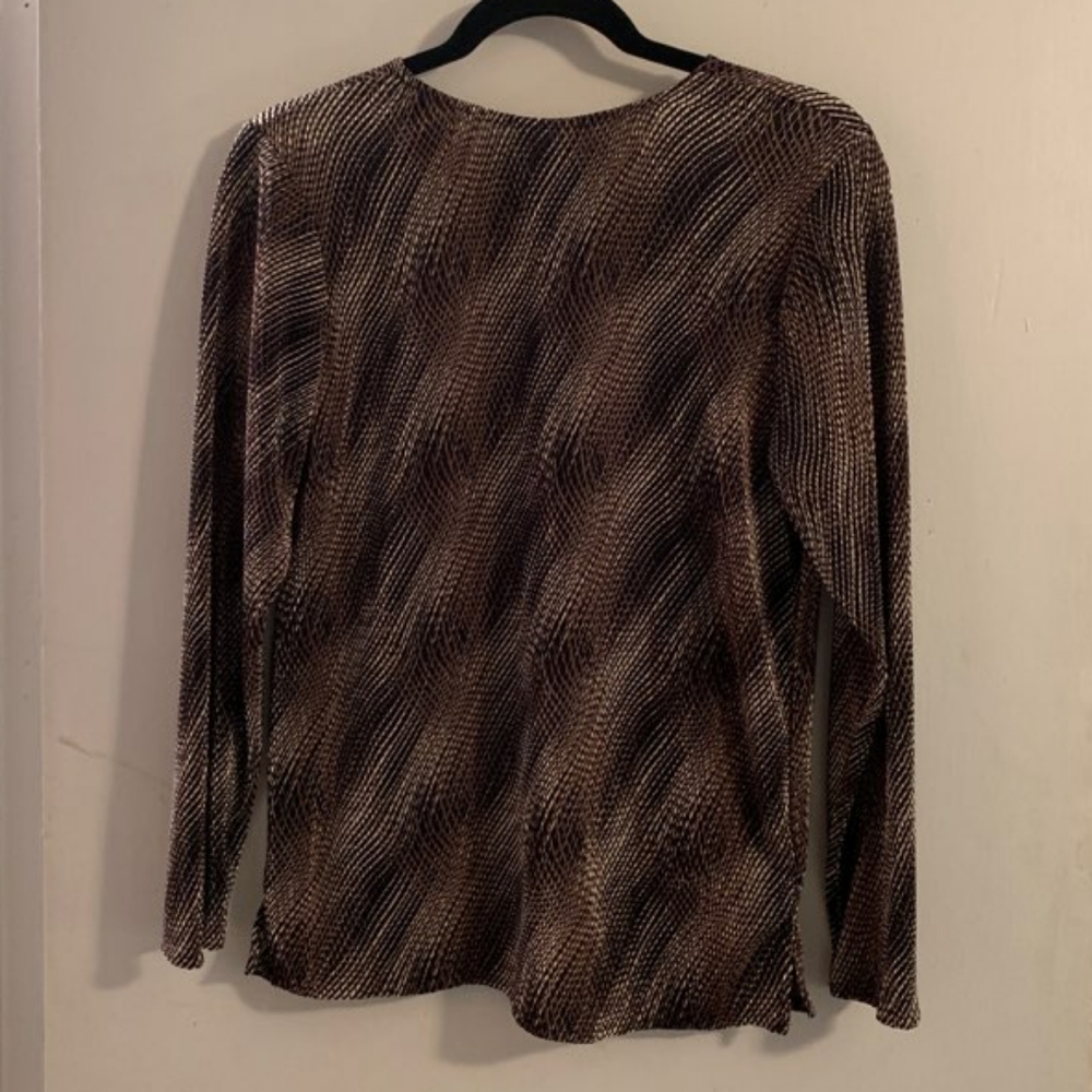 NWOT ribbed Southern Lady long sleeve top - Picture 4 of 6